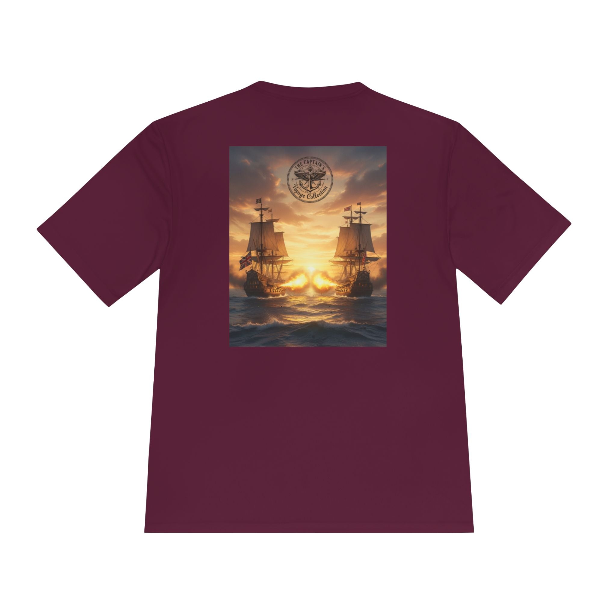 Captain's Voyage Graphic Tee – Nautical Pirate Ship T-Shirt