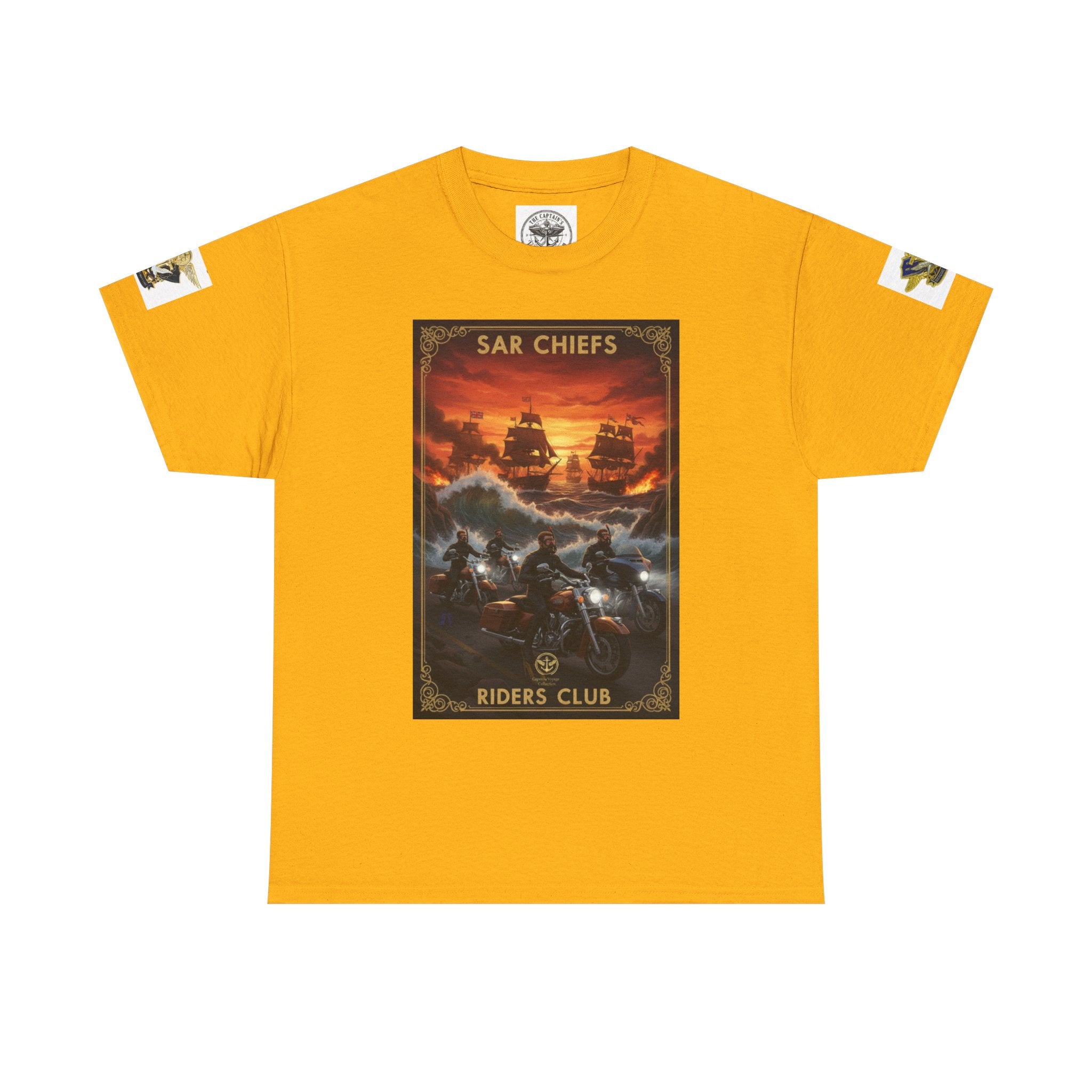 Military Rescue Riders Club T‑Shirt — SAR Chiefs Helicopter Tee