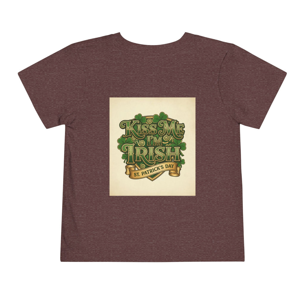 Toddler Tee — "Kiss Me I'm Irish" St. Patrick's Day Shirt