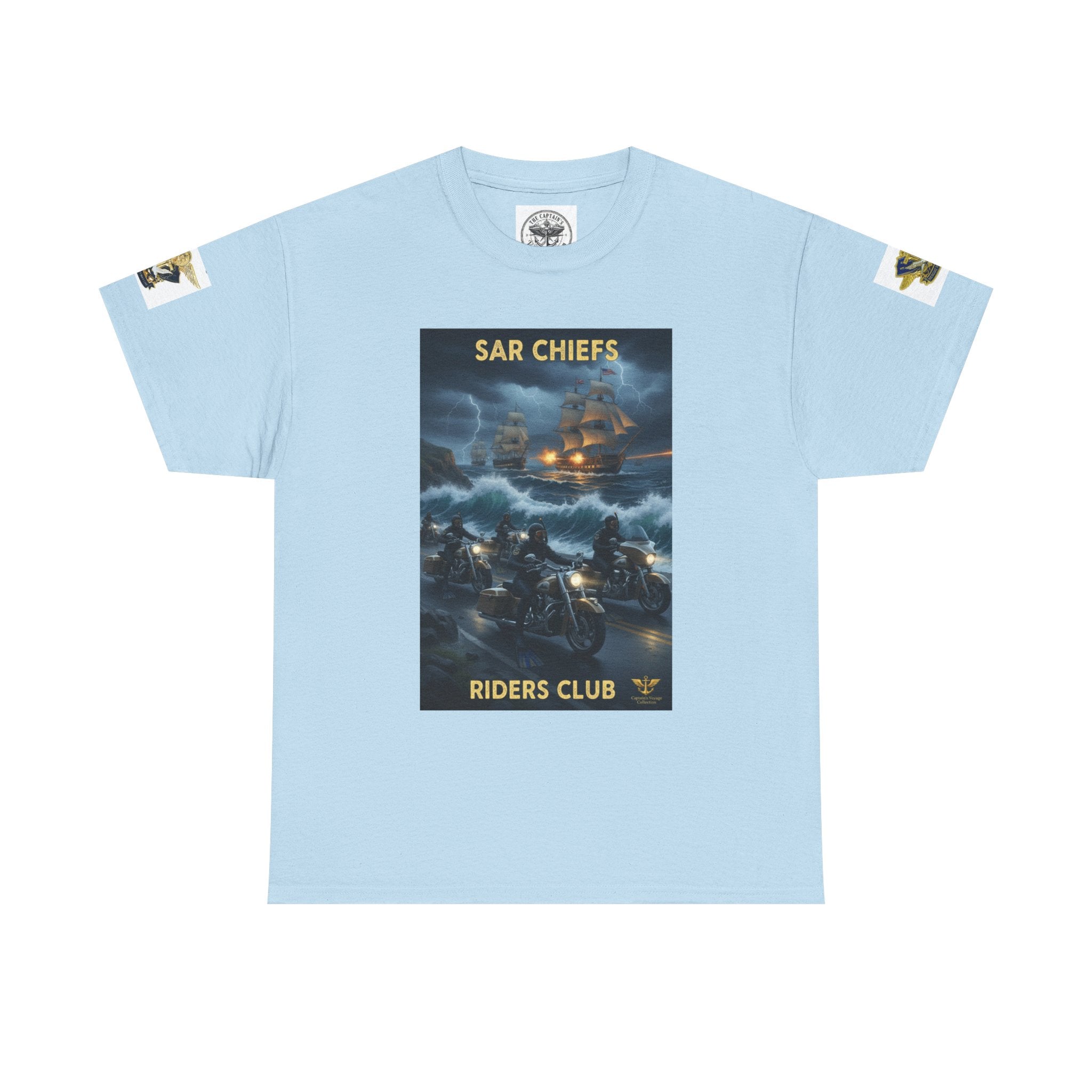 SAR Chiefs Riders Club Tee — NAS Pensacola Helicopter Rescue Graphic Shirt