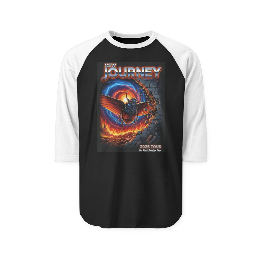 Journey Rock Band Raglan Shirt — Vintage Tour Graphic 3/4 Sleeve