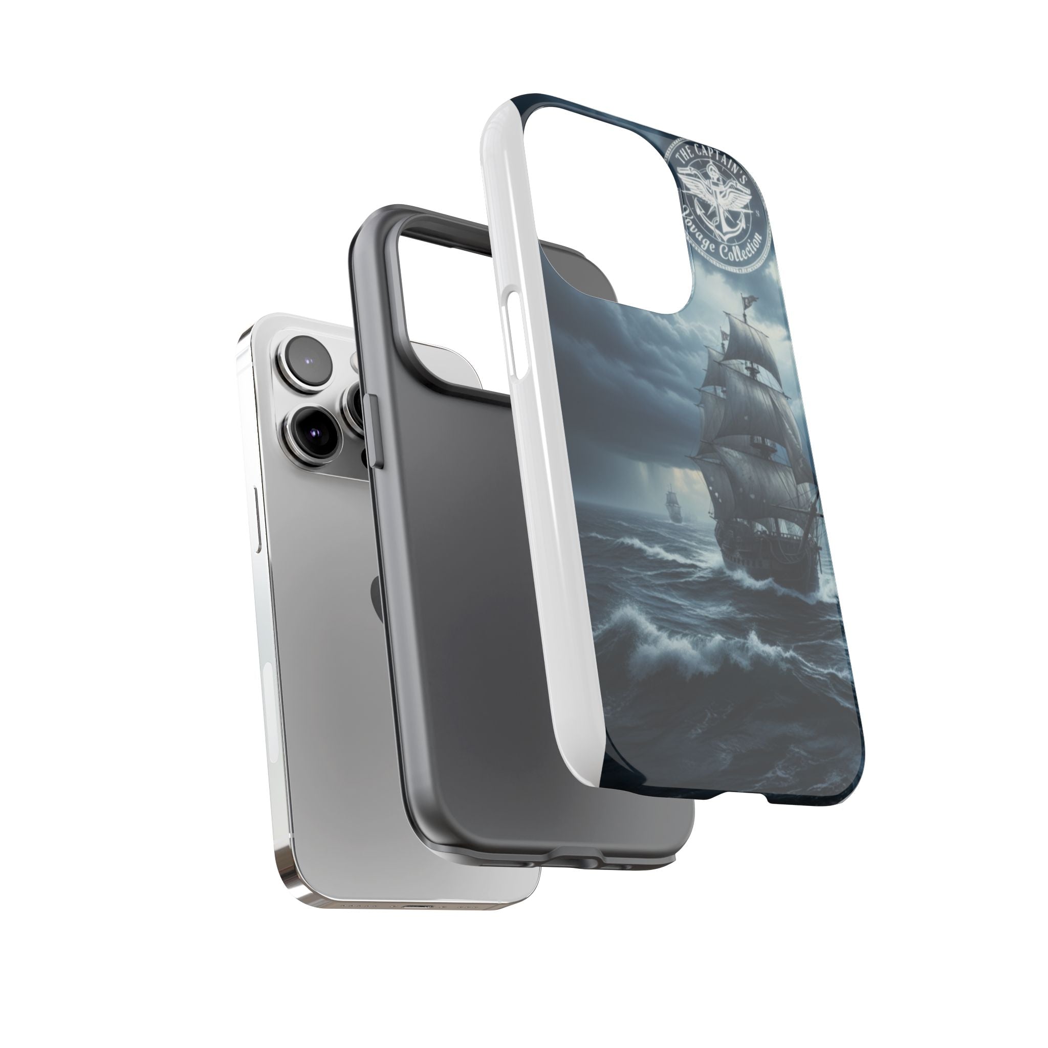 Stormy Seas Ship Phone Case – Nautical Pirate Sailing iPhone Cover