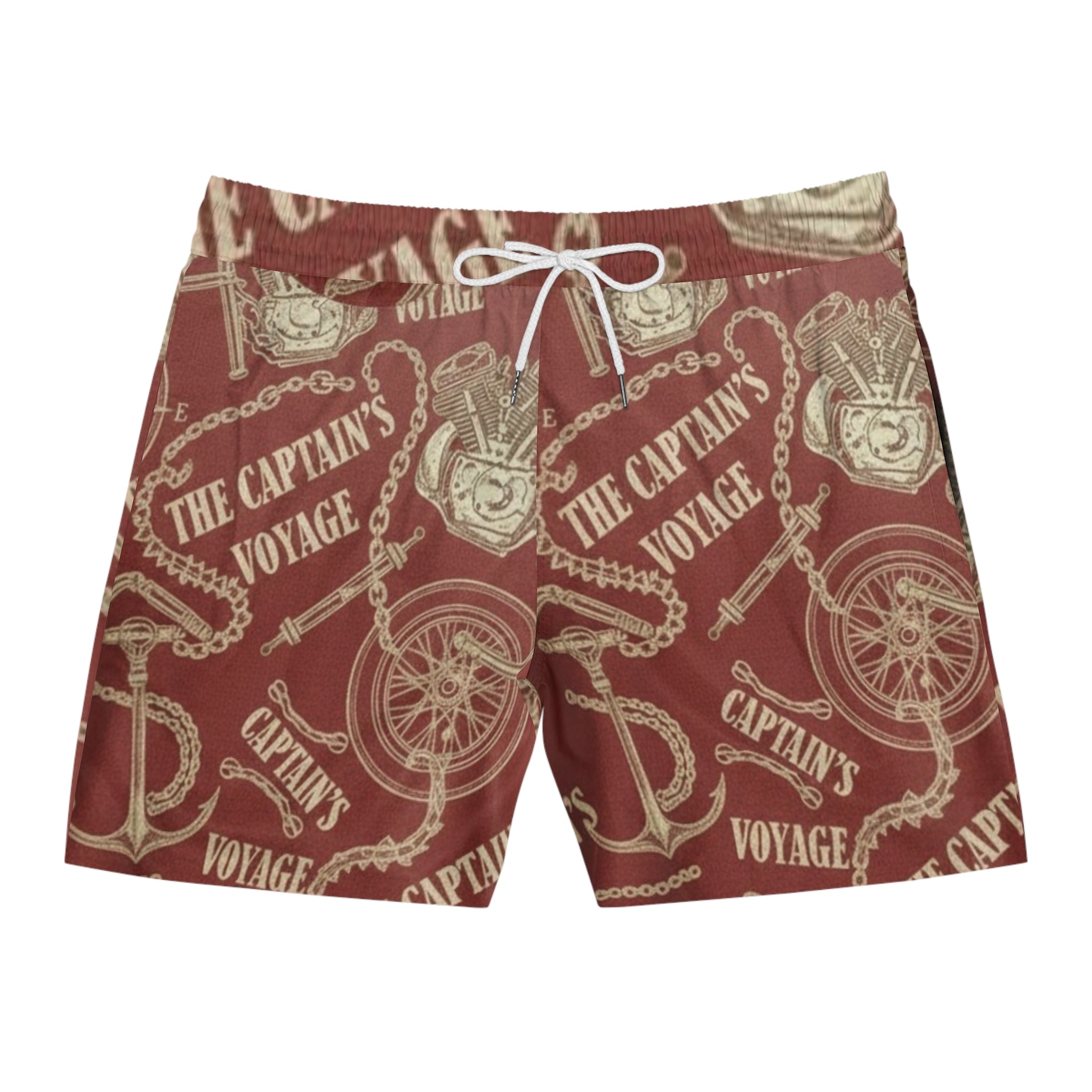 Men's Mid-Length Swim Shorts (AOP)