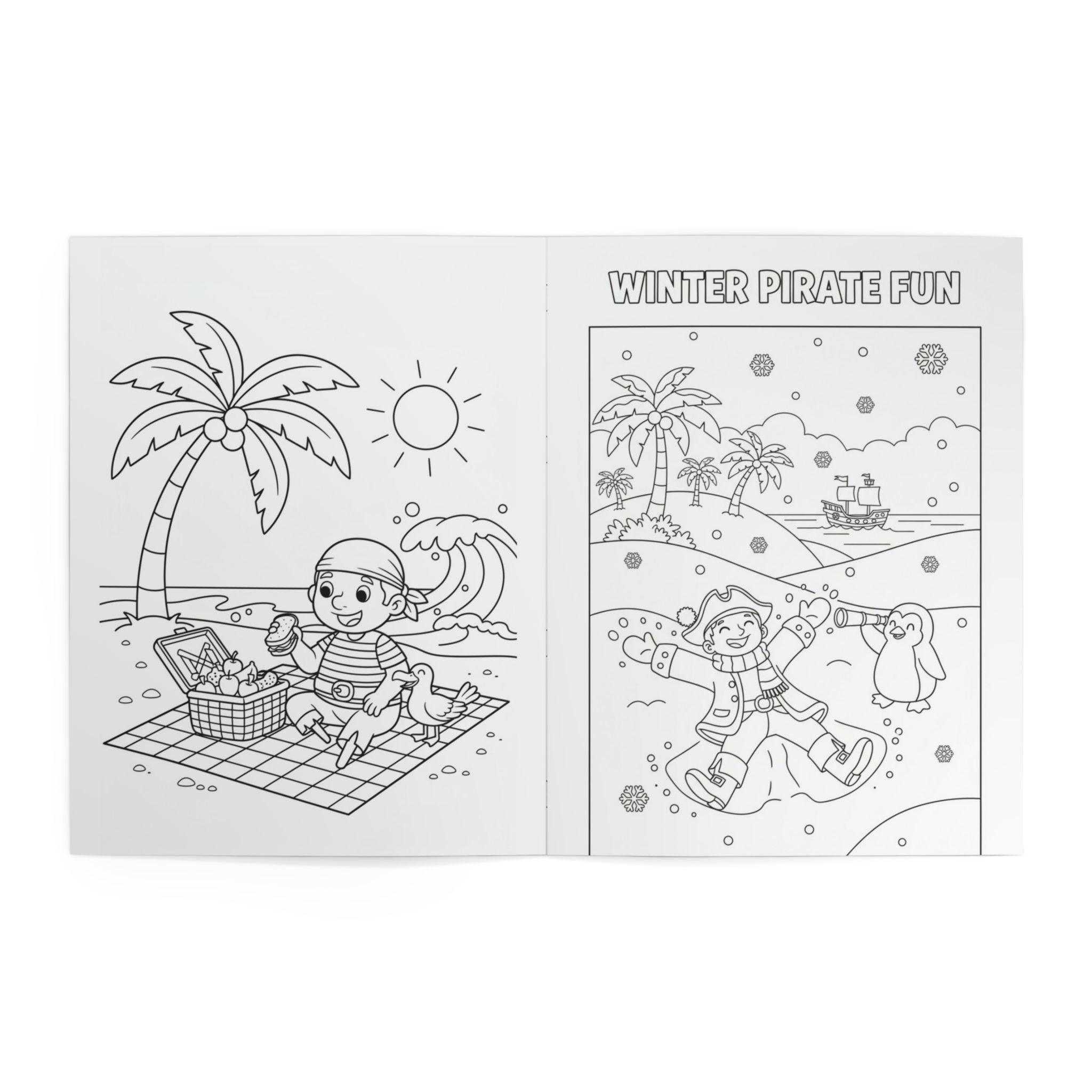 Pirate Coloring Book — The Captain’s Voyage Collection (Kids' Adventure Activity)