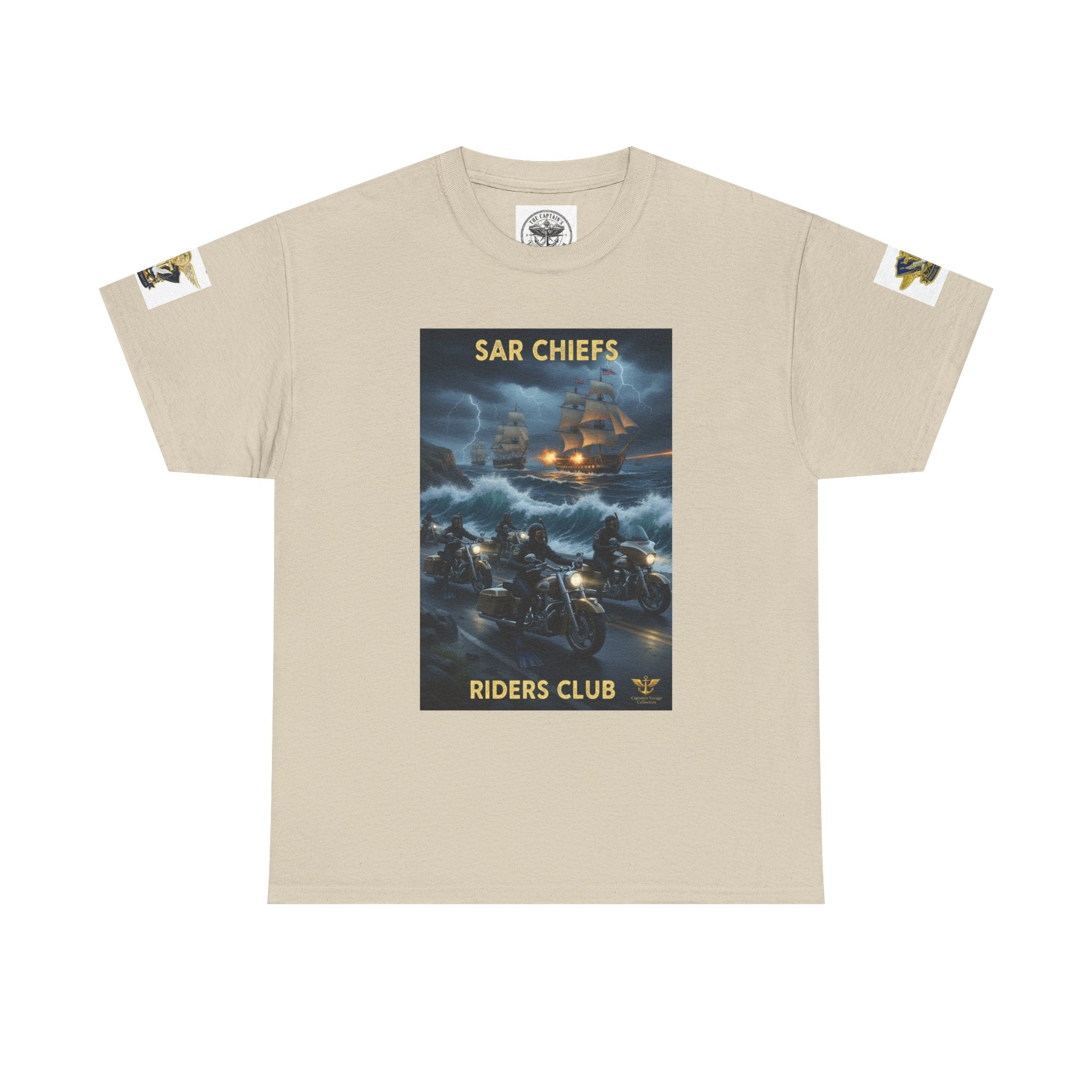 SAR Chiefs Riders Club Tee — NAS Pensacola Helicopter Rescue Graphic Shirt