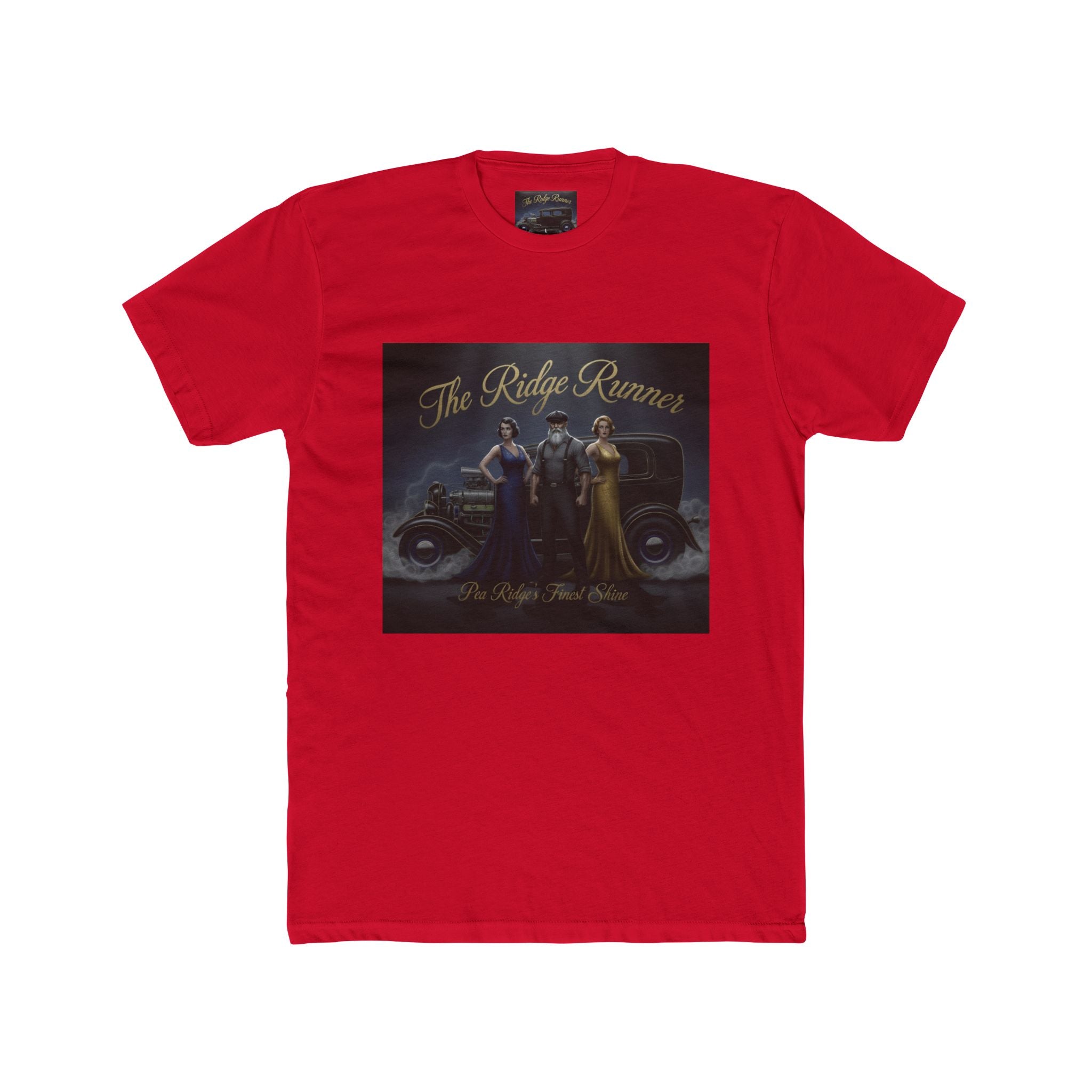 Vintage 'The Ridge Runners' Car Club Tee — Retro 1930s Hot Rod Graphic Shirt