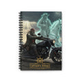Captain's Voyage Notebook — Biker Pirate Ghost Rider Spiral Journal