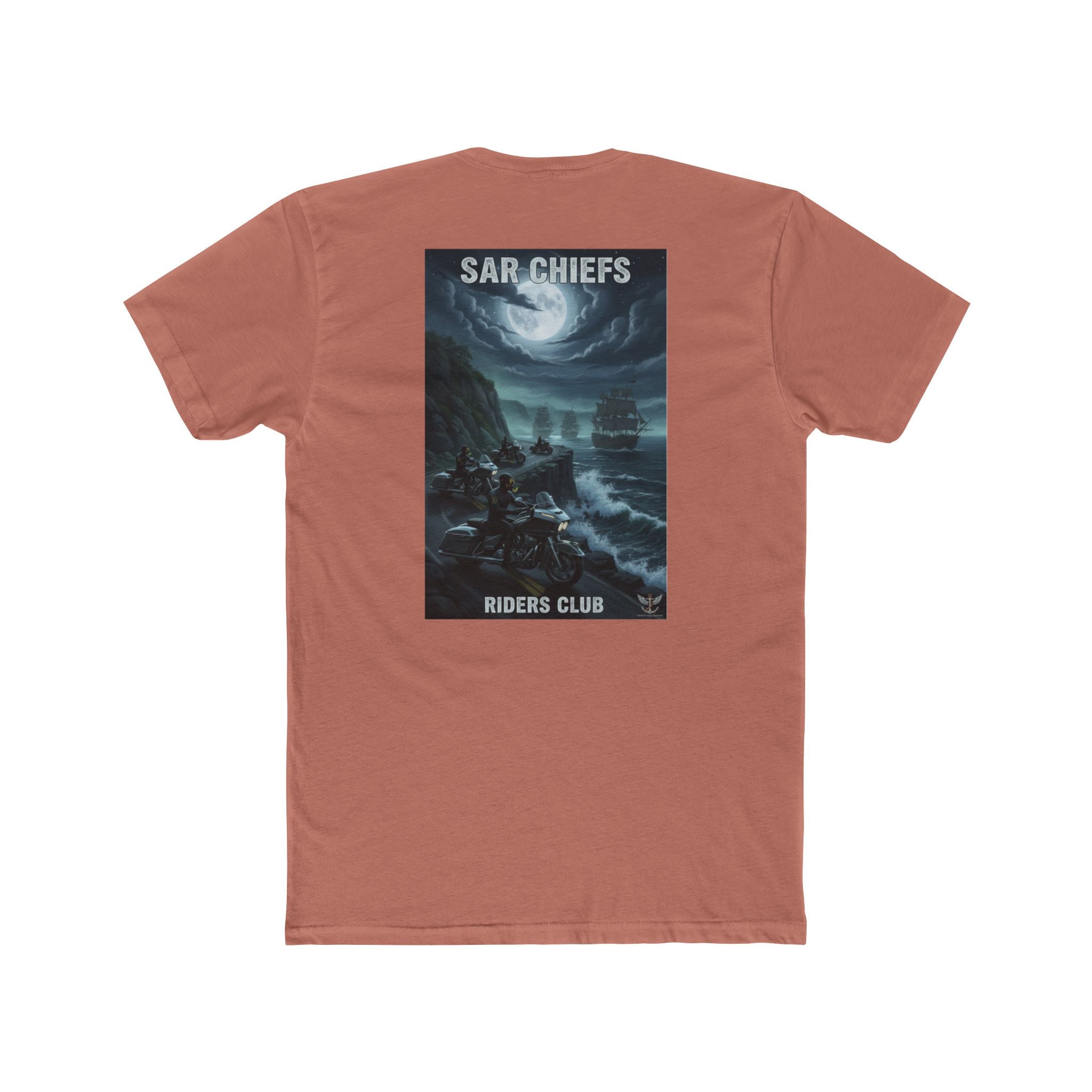 Surf Chiefs Riders Club Tee — Vintage Stormy Wave Surfing Graphic T-Shirt