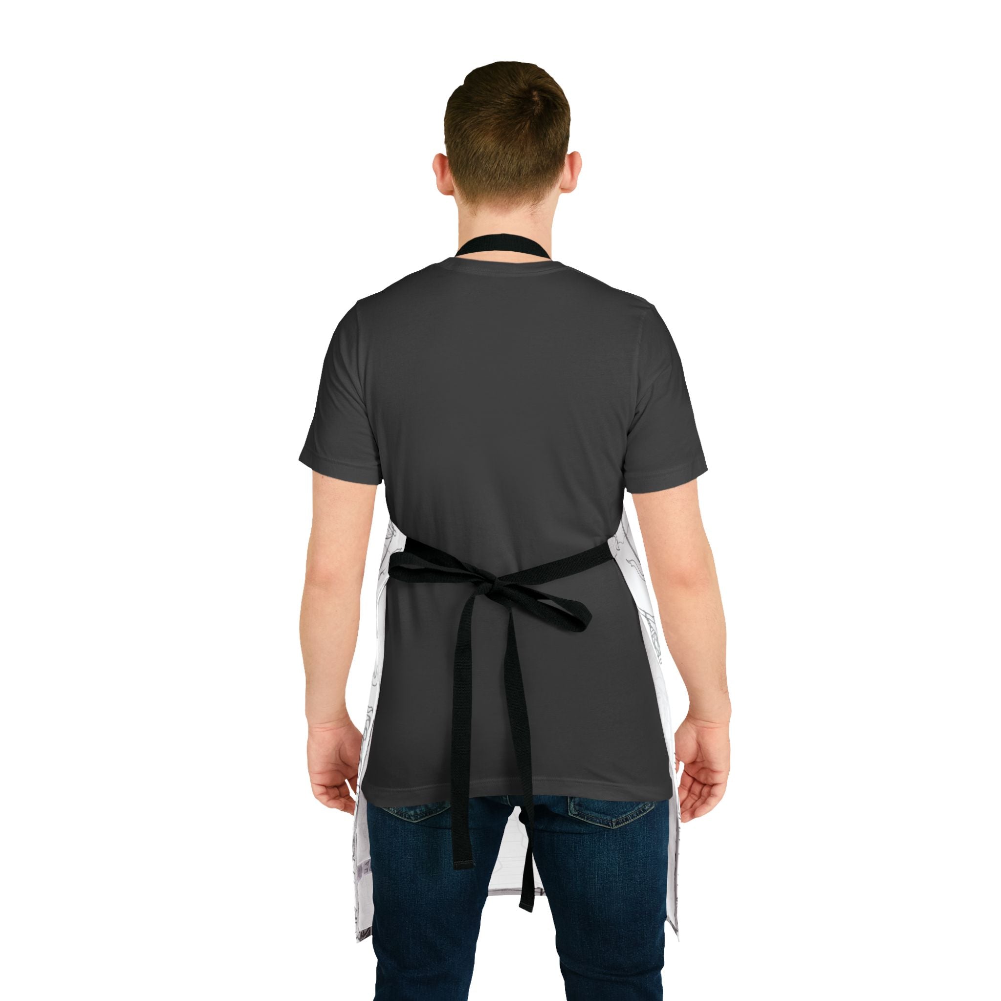 Pirate Party Apron — Illustrated Ship Deck Design for Cooking & BBQ