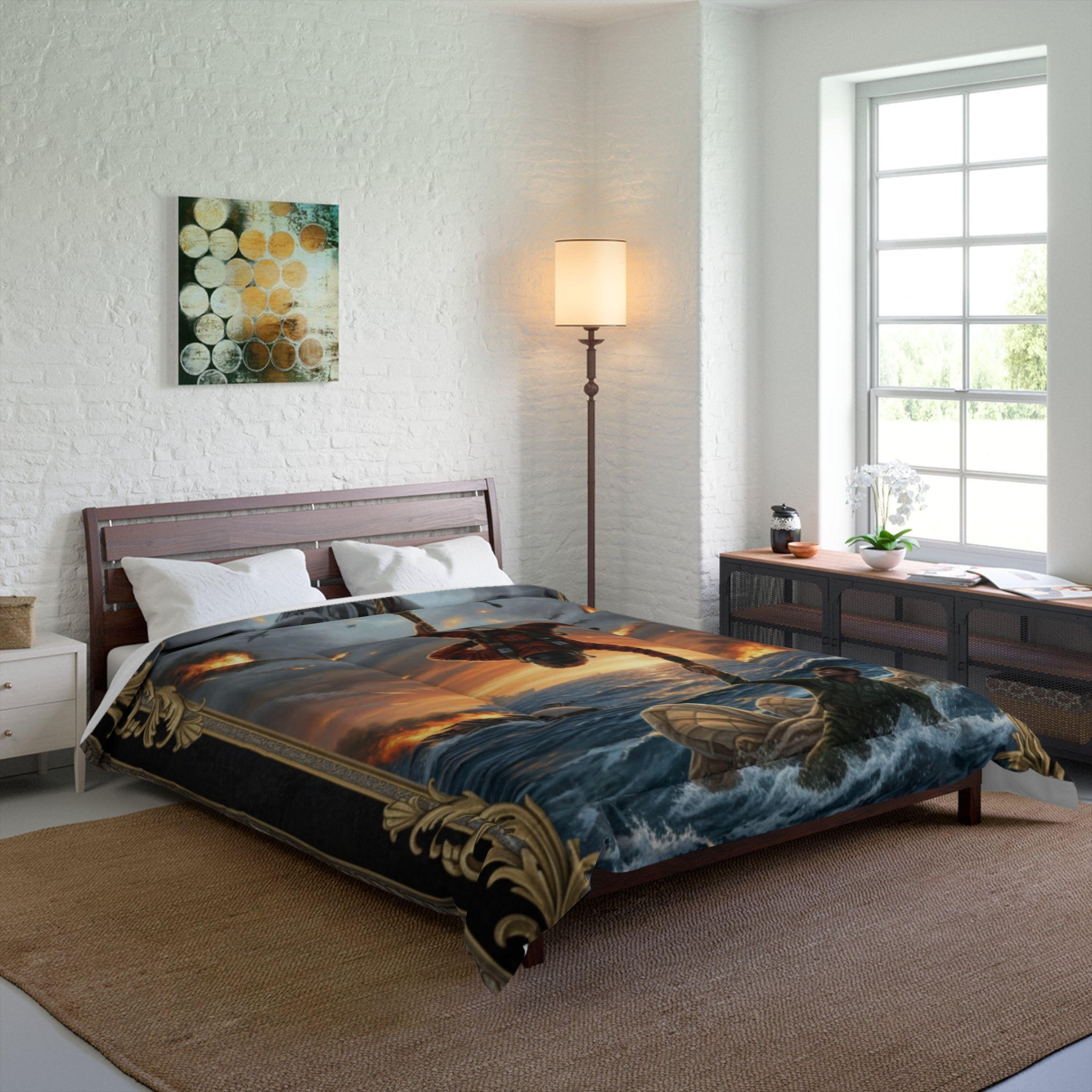 Rescue At Sea Comforter – Helicopter Navy SAR Search & Save Bedding