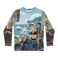 Nautical Biker All-Over Print Long Sleeve Shirt