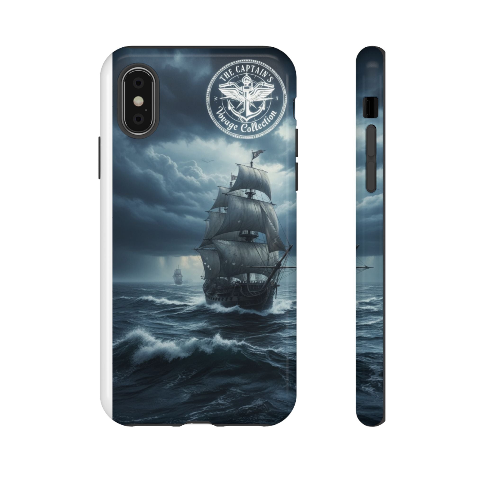 Stormy Seas Ship Phone Case – Nautical Pirate Sailing iPhone Cover