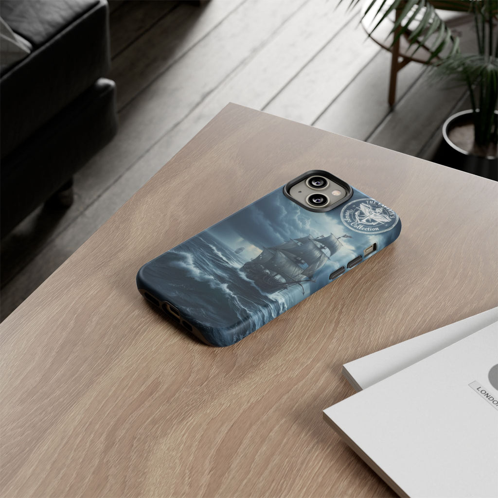 Stormy Seas Ship Phone Case – Nautical Pirate Sailing iPhone Cover