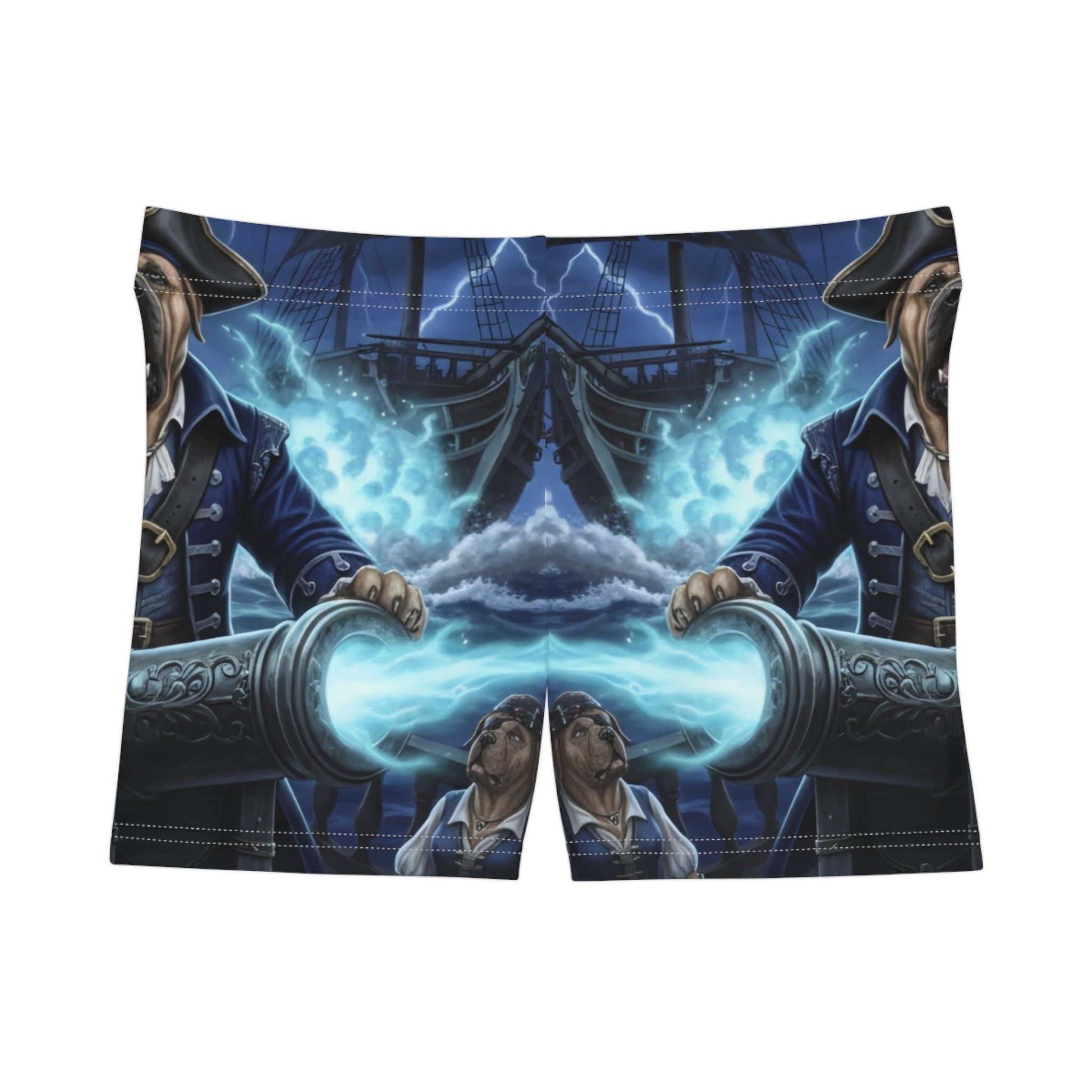 Pirate Captain Fantasy Women's All-Over Print Shorts