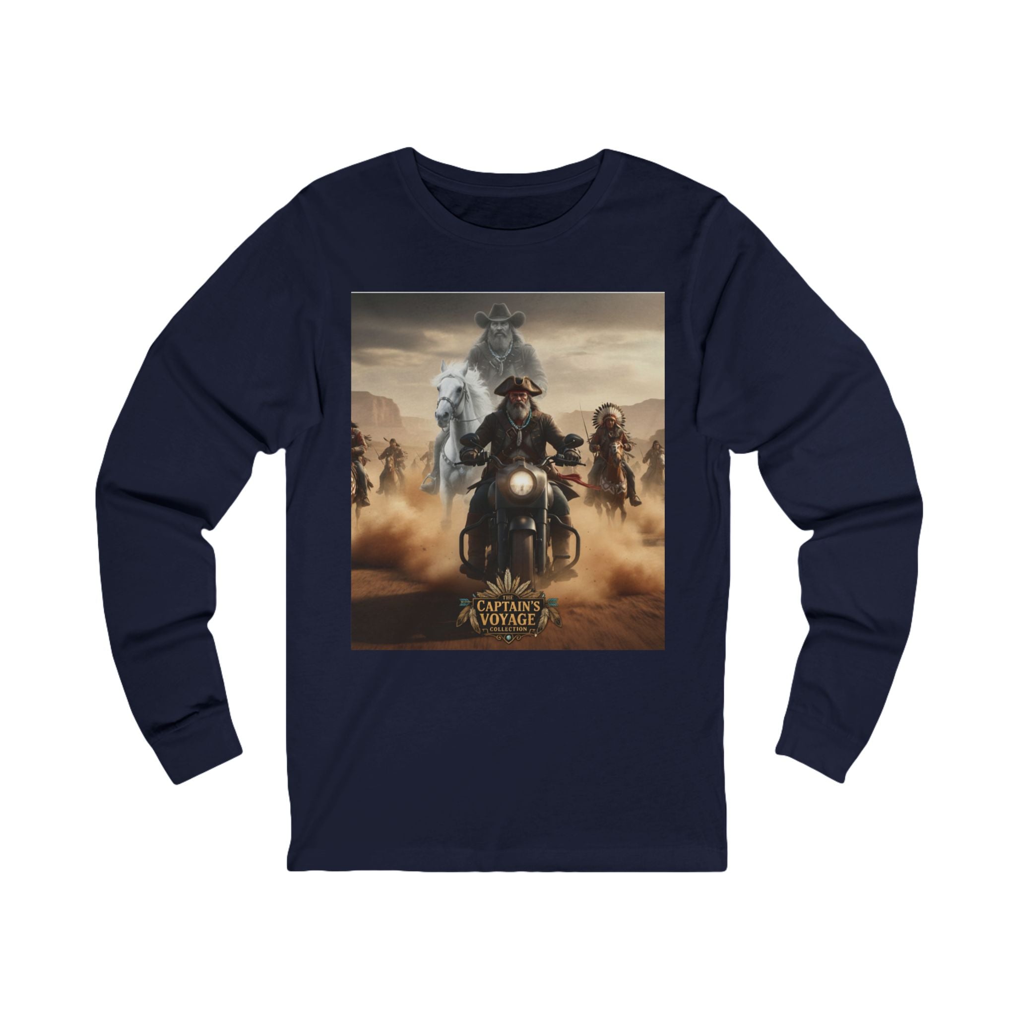 Captain's Voyage Motorcycle & Ghost Rider Long Sleeve Tee