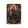 Pirate Captain Motorcycle Notebook — Ruled Spiral Journal for Riders & Adventure Fans