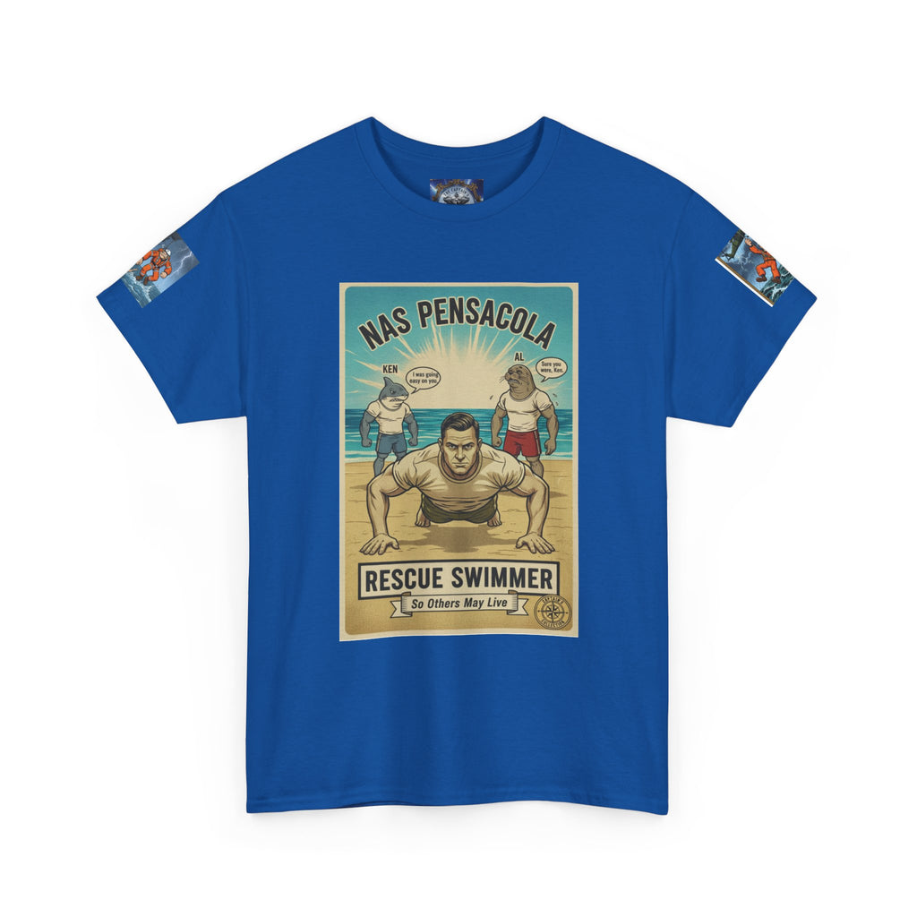 Rescue Swimmer Tee — NAS Pensacola Search & Rescue Helmet Tag T-Shirt