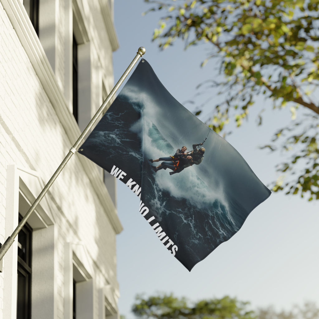Double-Sided Flag — We Know No Limits Rescue Helicopter Design