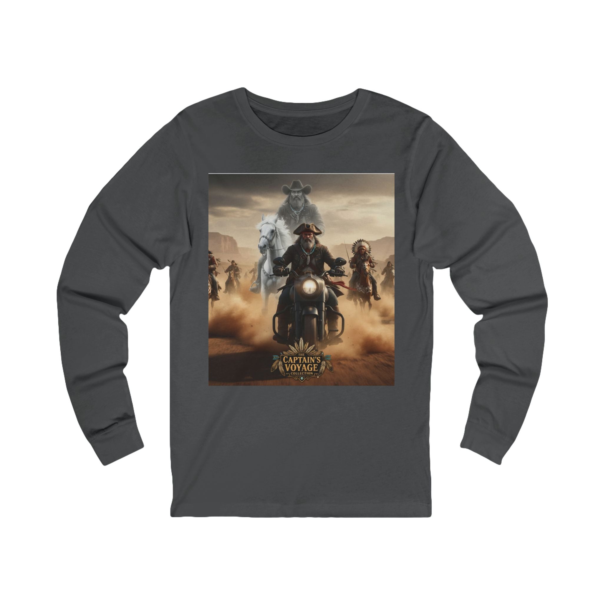 Captain's Voyage Motorcycle & Ghost Rider Long Sleeve Tee