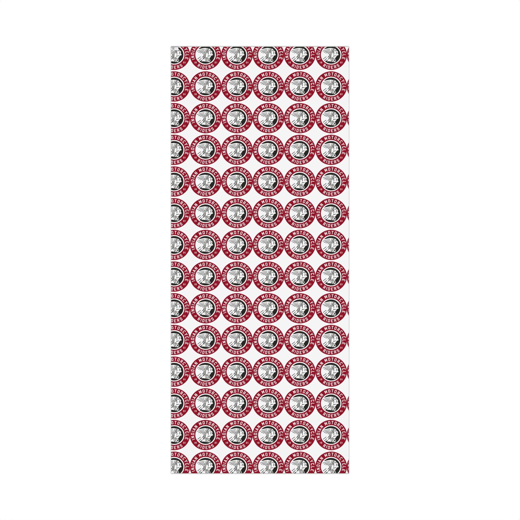 Gift Wrap Paper — Vintage Motorcycle Riders Logo Wrapping Paper