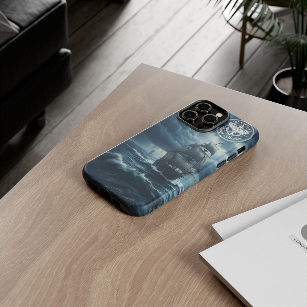 Stormy Seas Ship Phone Case – Nautical Pirate Sailing iPhone Cover