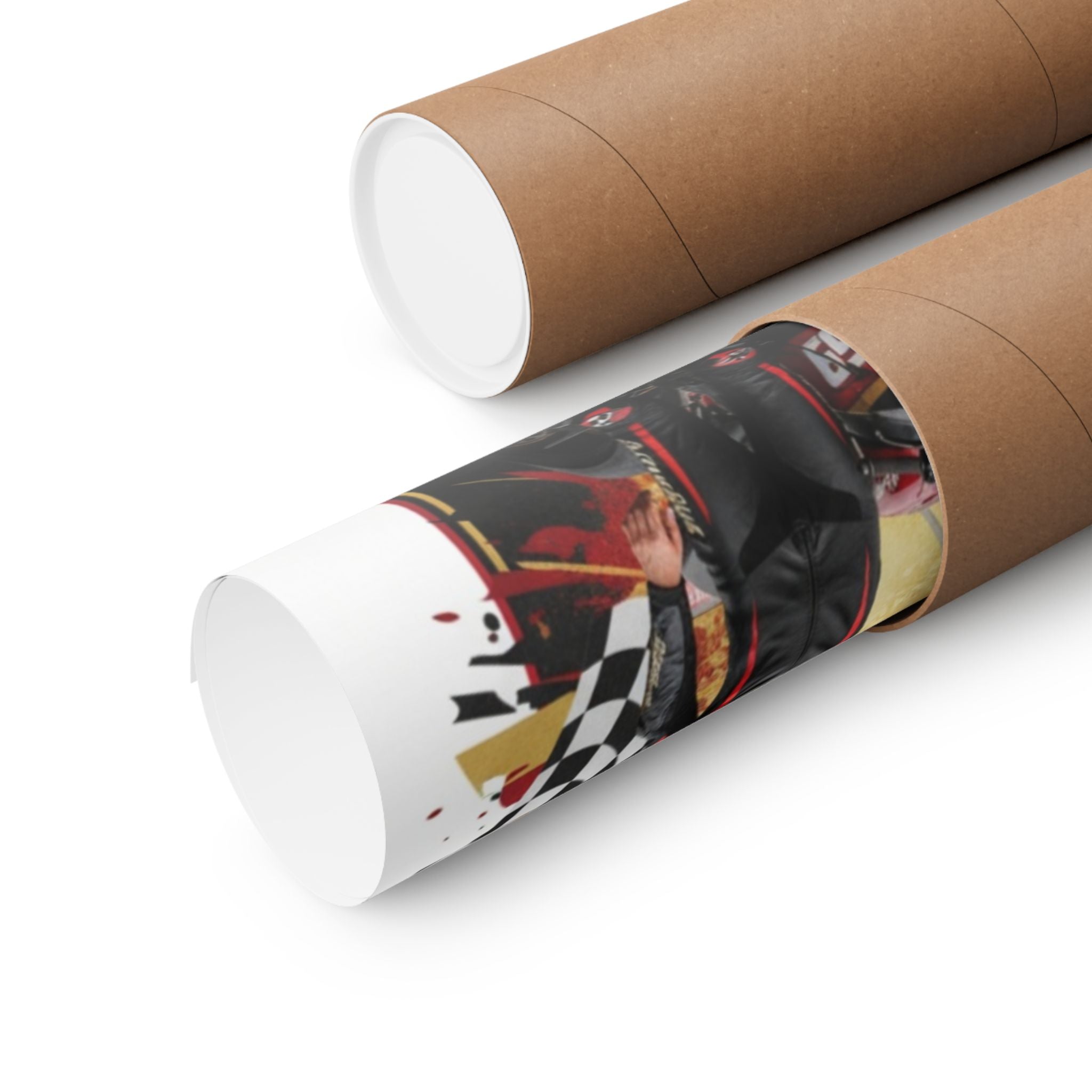 Champion's Circle Motorcycle Racing Poster — Hayden Gillim Matte Vertical Print