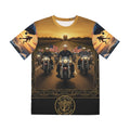 Veteran Motorcycle Tribute Tee — American Flags Biker Ride Graphic