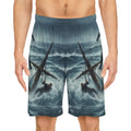 Basketball Shorts – Stormy Sea Rescue All-Over Print