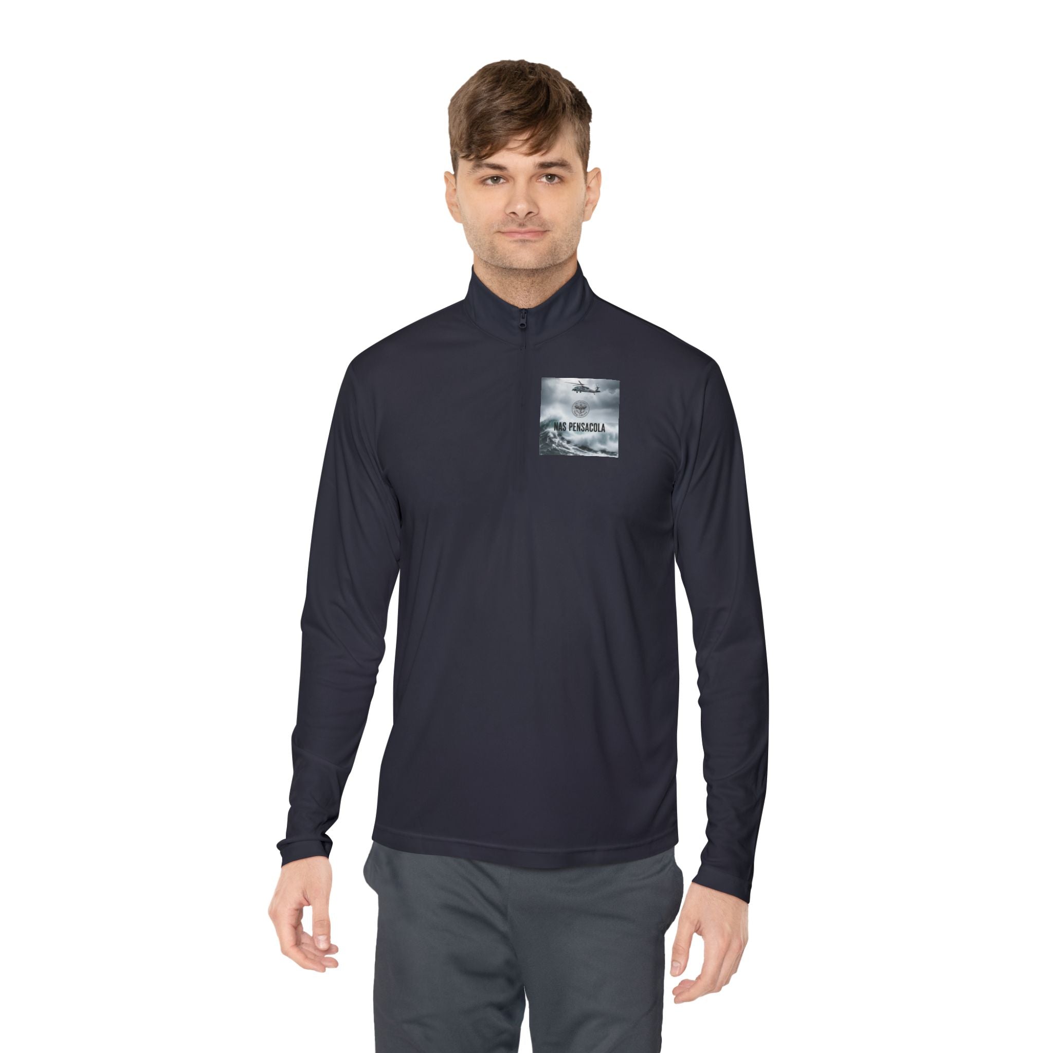NAS Pensacola Military Rescue Quarter-Zip Pullover