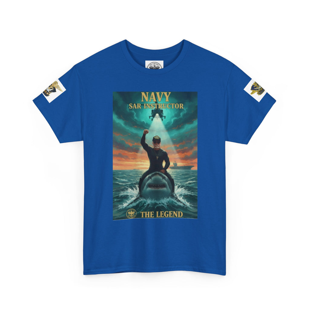 Navy SAR Helicopter Rescue Tee — "The Legend" Search & Rescue Tribute