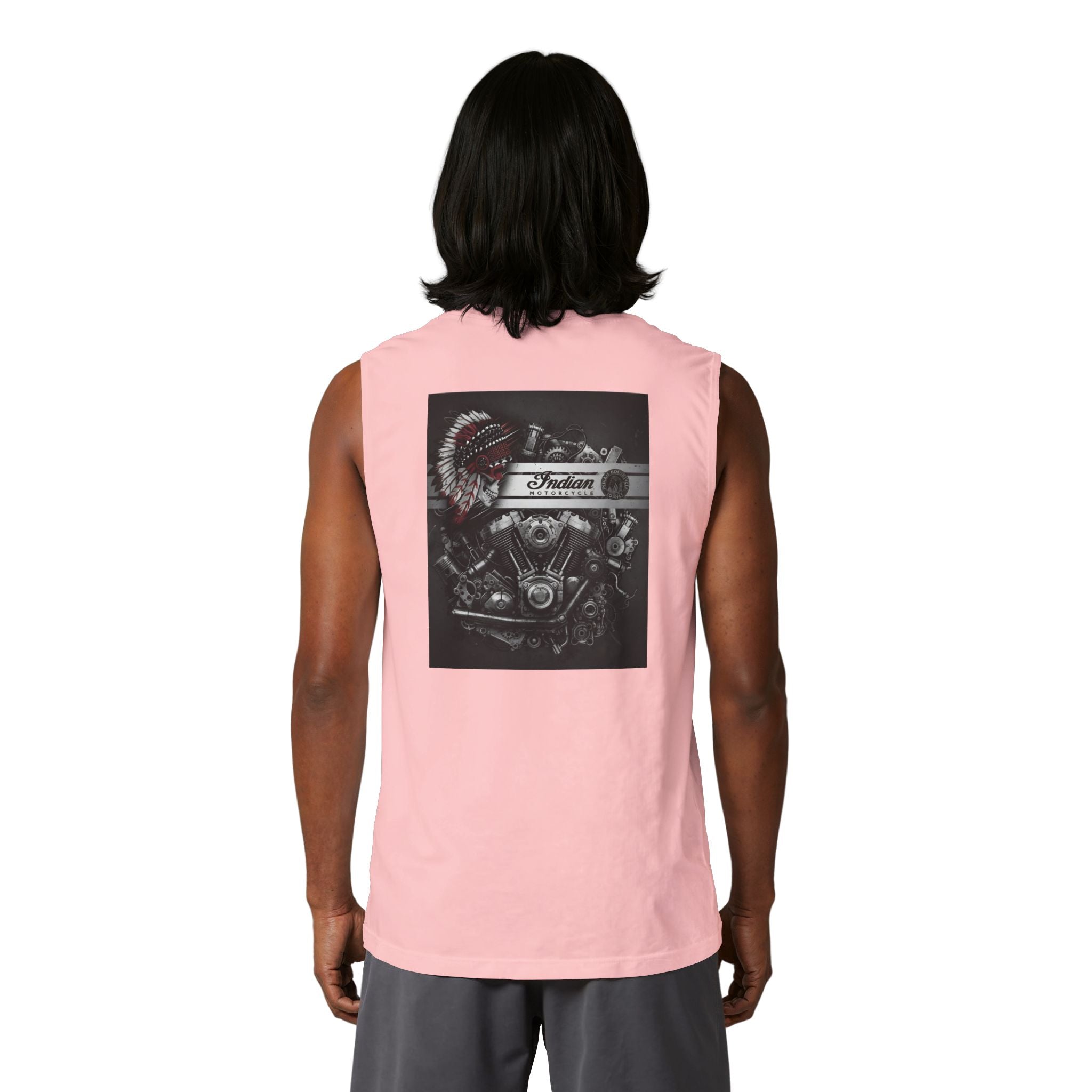 Indian Motorcycle Graphic Muscle Tank — Vintage Rider Tee