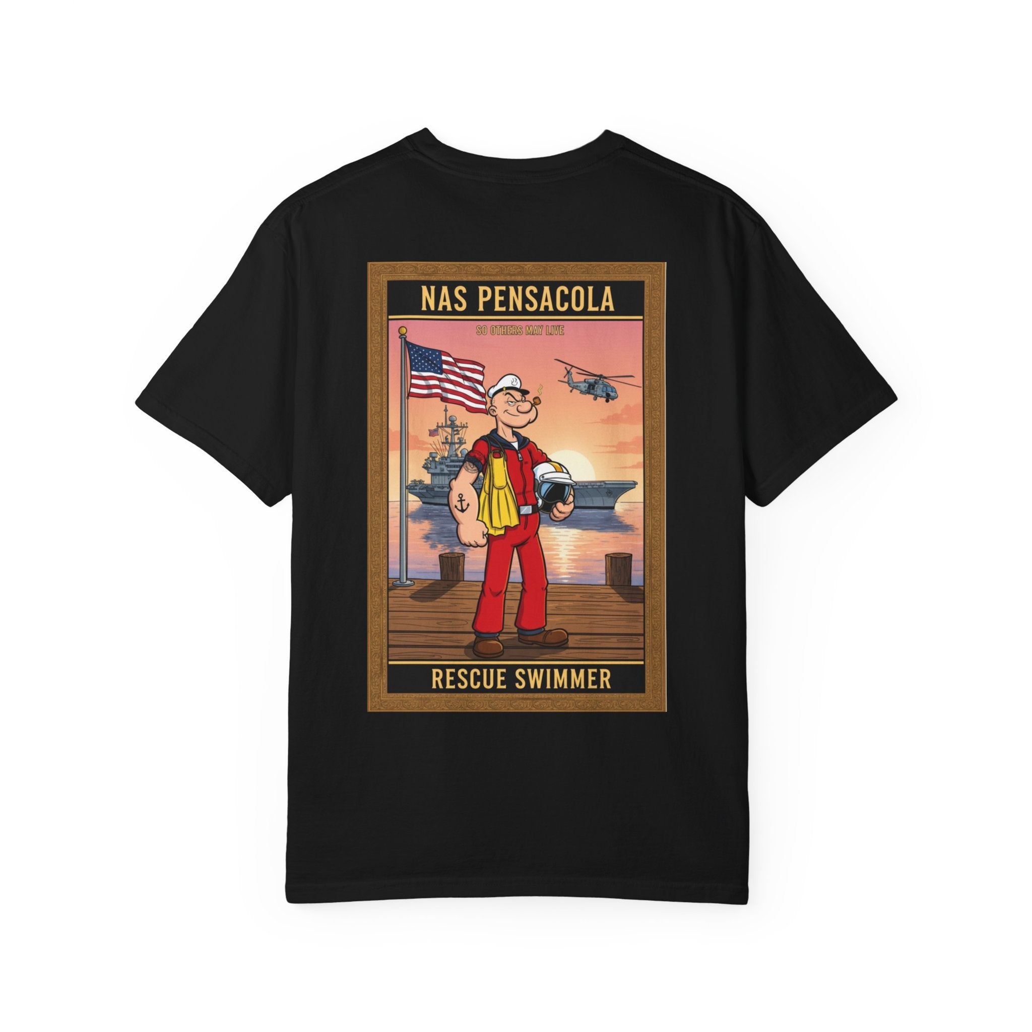 Rescue Swimmer T-Shirt – NAS Pensacola Vintage Lifesaver Tee