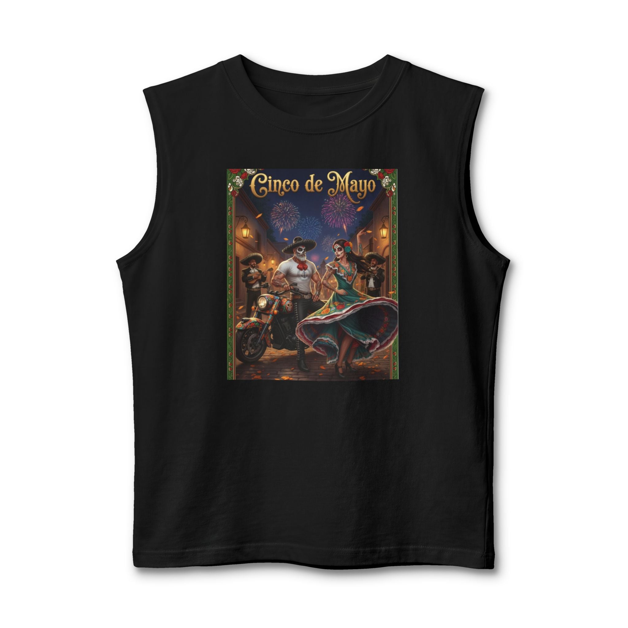 Cinco de Mayo Muscle Tank — Festive Mexican Dance Day Tank Top