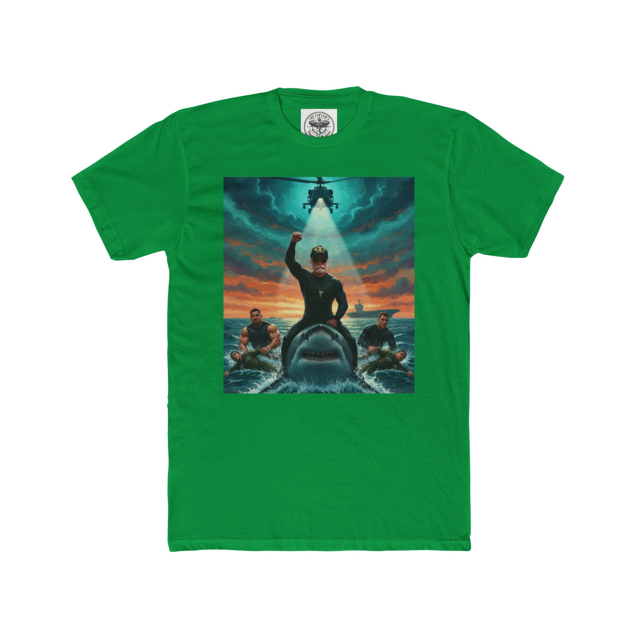 Rescue Mission T-Shirt — Military Helicopter & Sea Rescue Graphic Tee