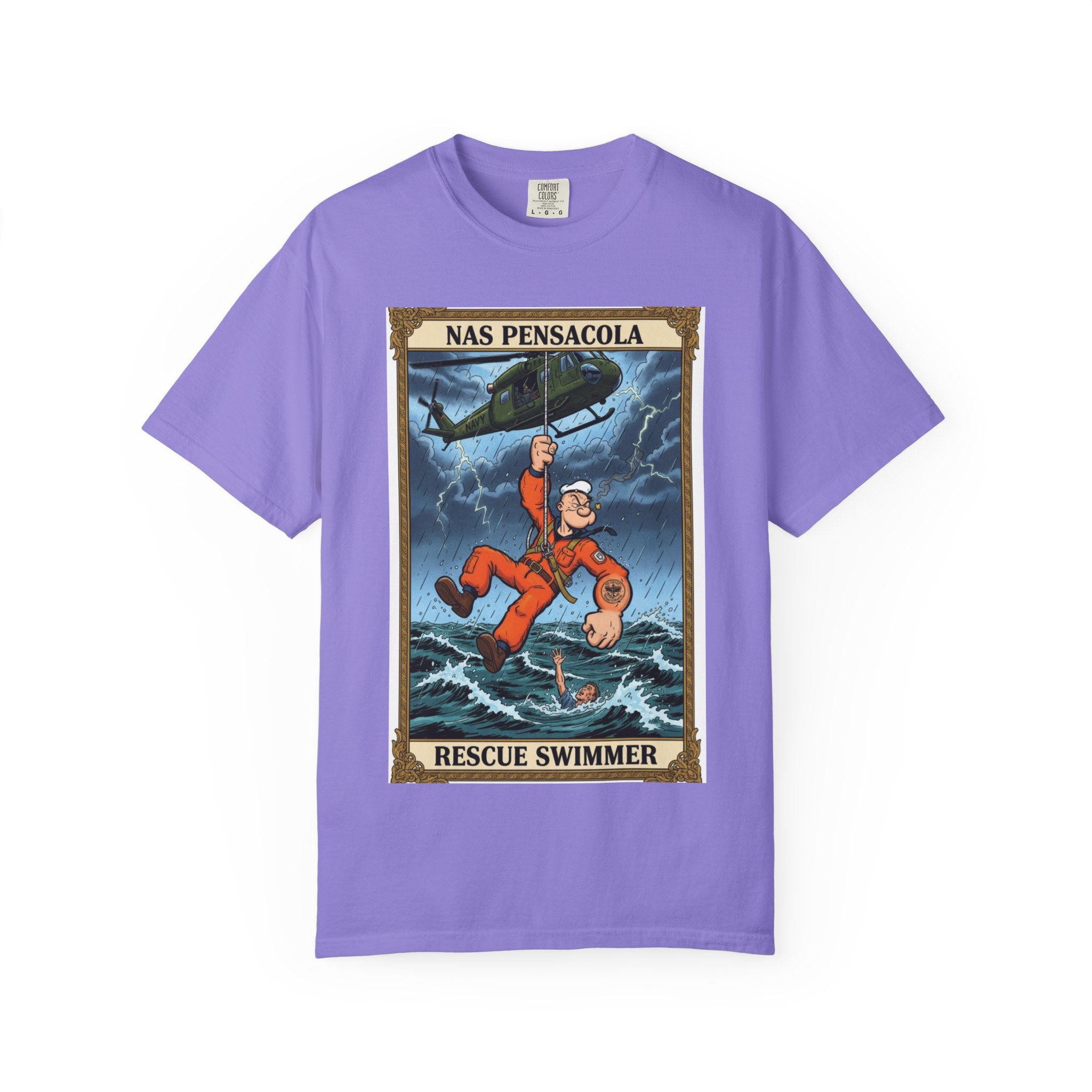 Rescue Swimmer T-Shirt – NAS Pensacola Vintage Lifesaver Tee