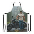 Motorcycle Rider Apron — "Captain's Voyage" Biker BBQ & Workshop Gift