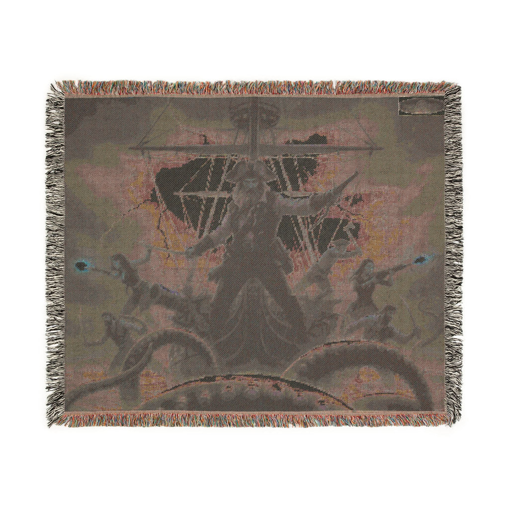 Pirate Captain Woven Blanket — Nautical Adventure Throw for Fans
