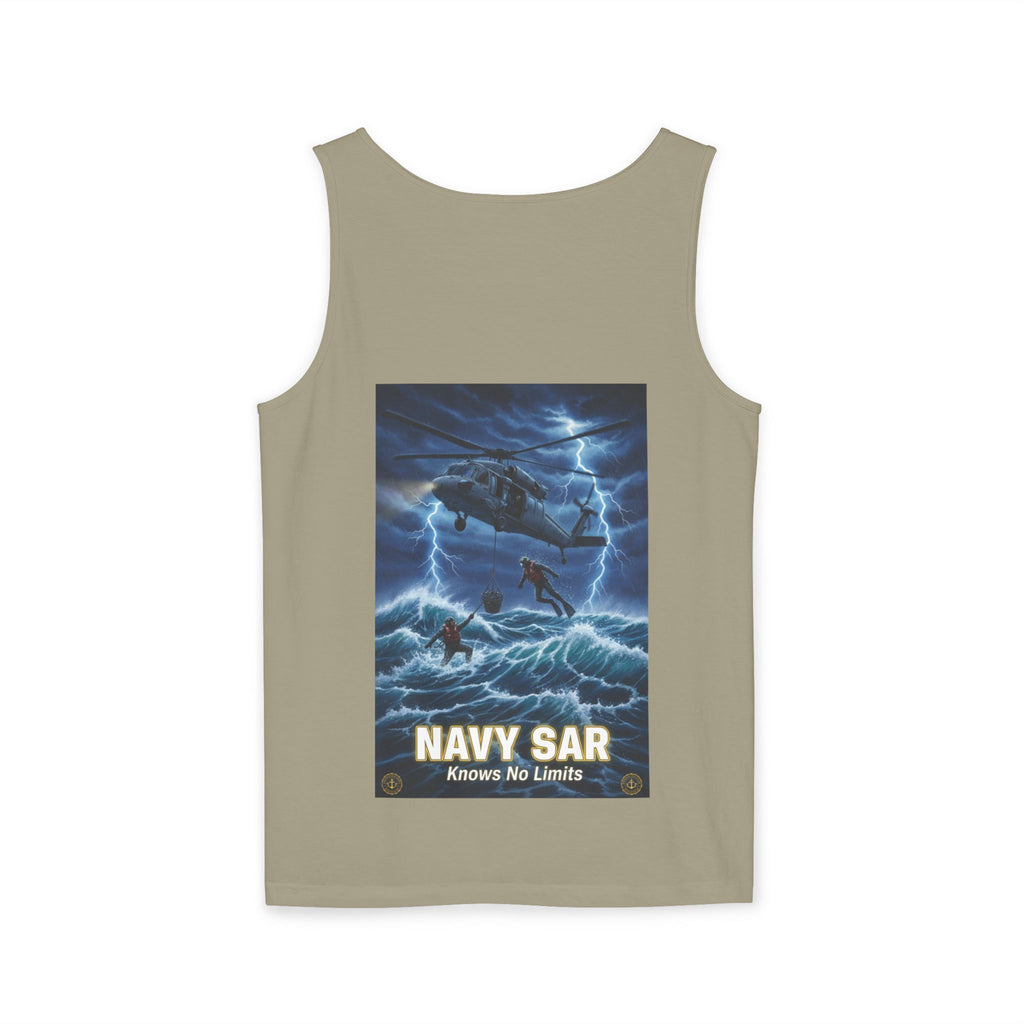 Navy SAR Tank Top — "We Know No Limits" Combat Rescue Swimmers