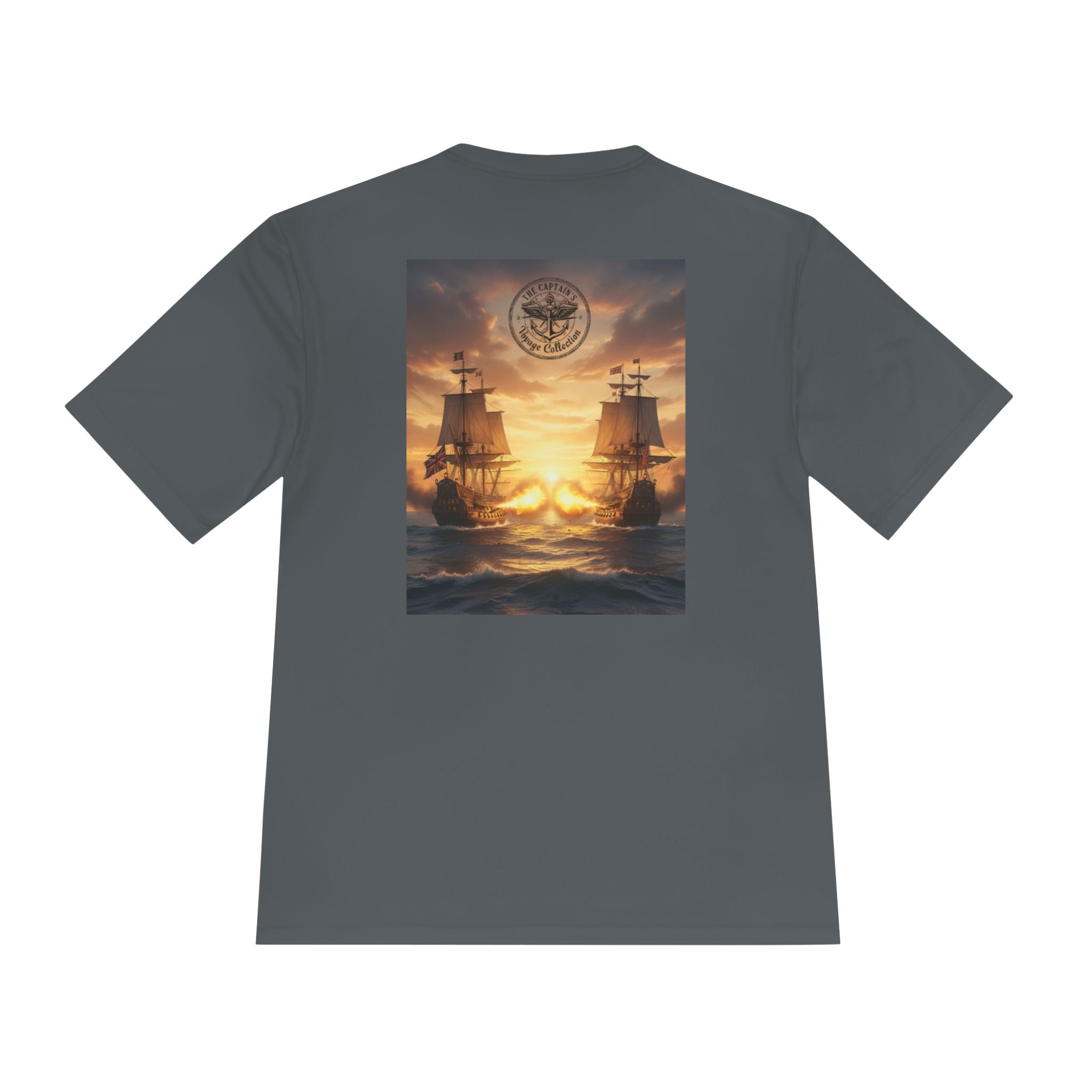 Captain's Voyage Graphic Tee – Nautical Pirate Ship T-Shirt