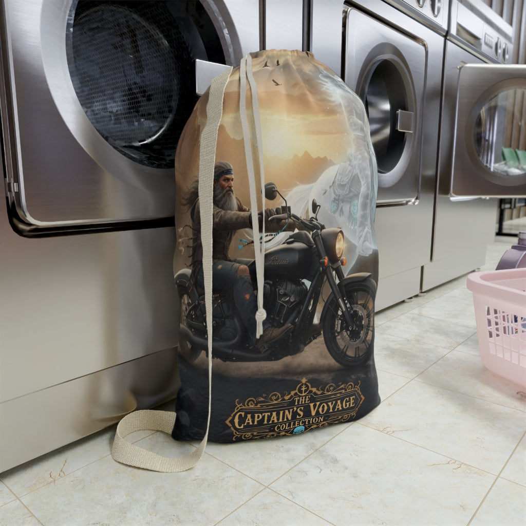 Captain's Voyage Motorcycle Ghost Rider Laundry Bag