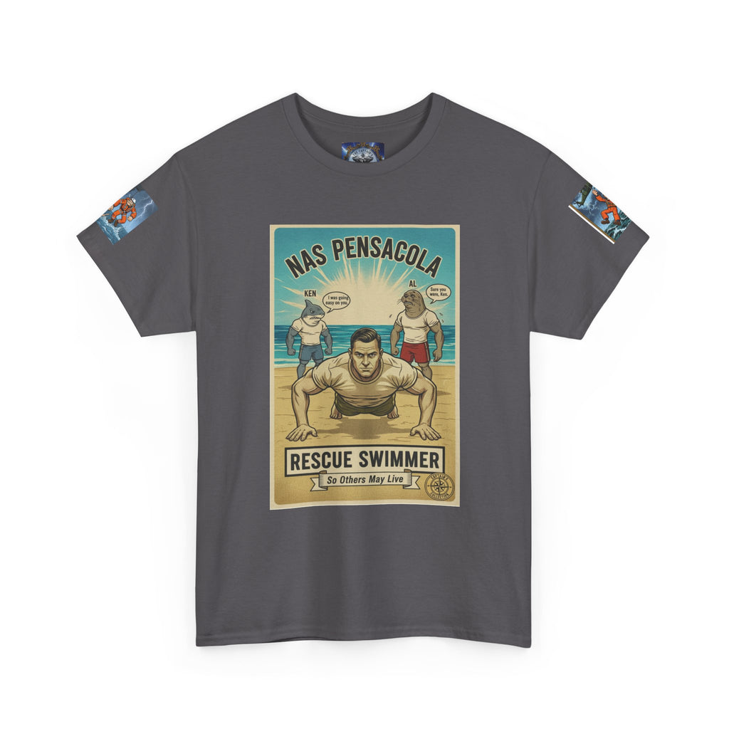 Rescue Swimmer Tee — NAS Pensacola Search & Rescue Helmet Tag T-Shirt