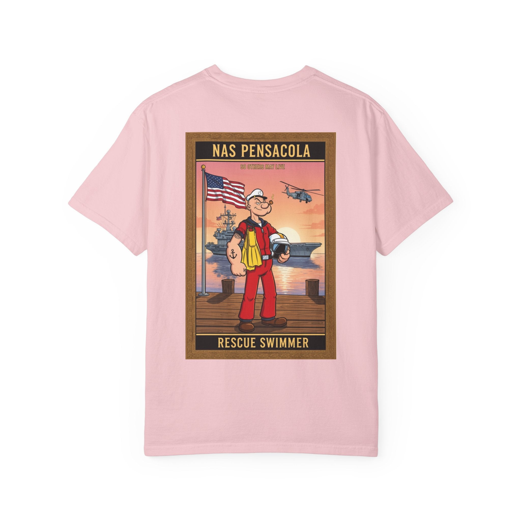 Rescue Swimmer T-Shirt – NAS Pensacola Vintage Lifesaver Tee