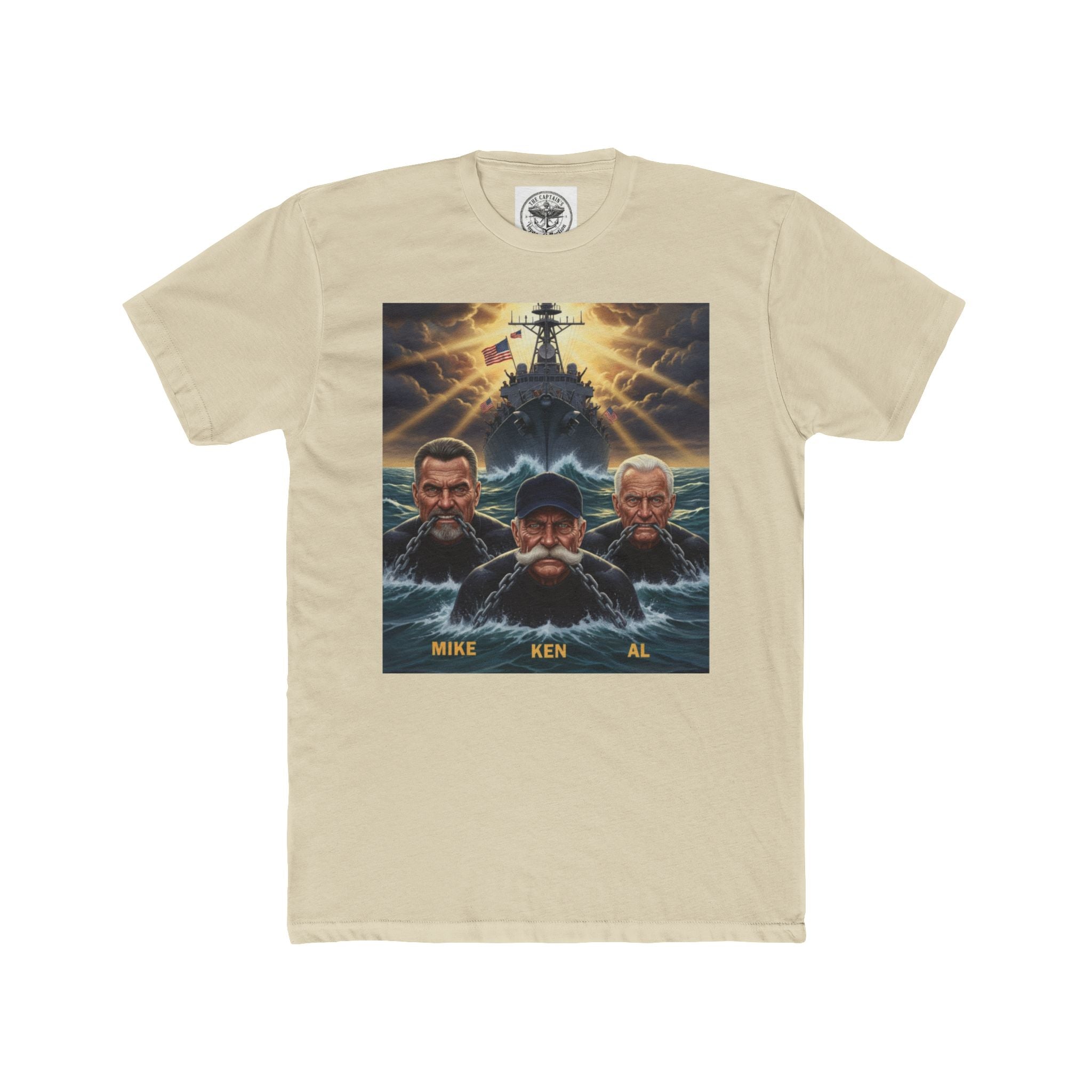 Shark Attack Movie Poster T-Shirt — Retro Action Film Tee (Mike Ken Al)