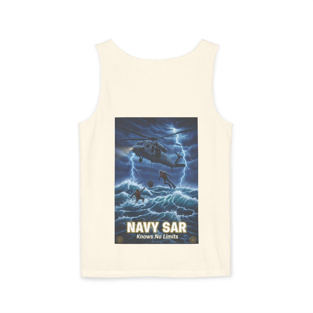 Navy SAR Tank Top — "We Know No Limits" Combat Rescue Swimmers