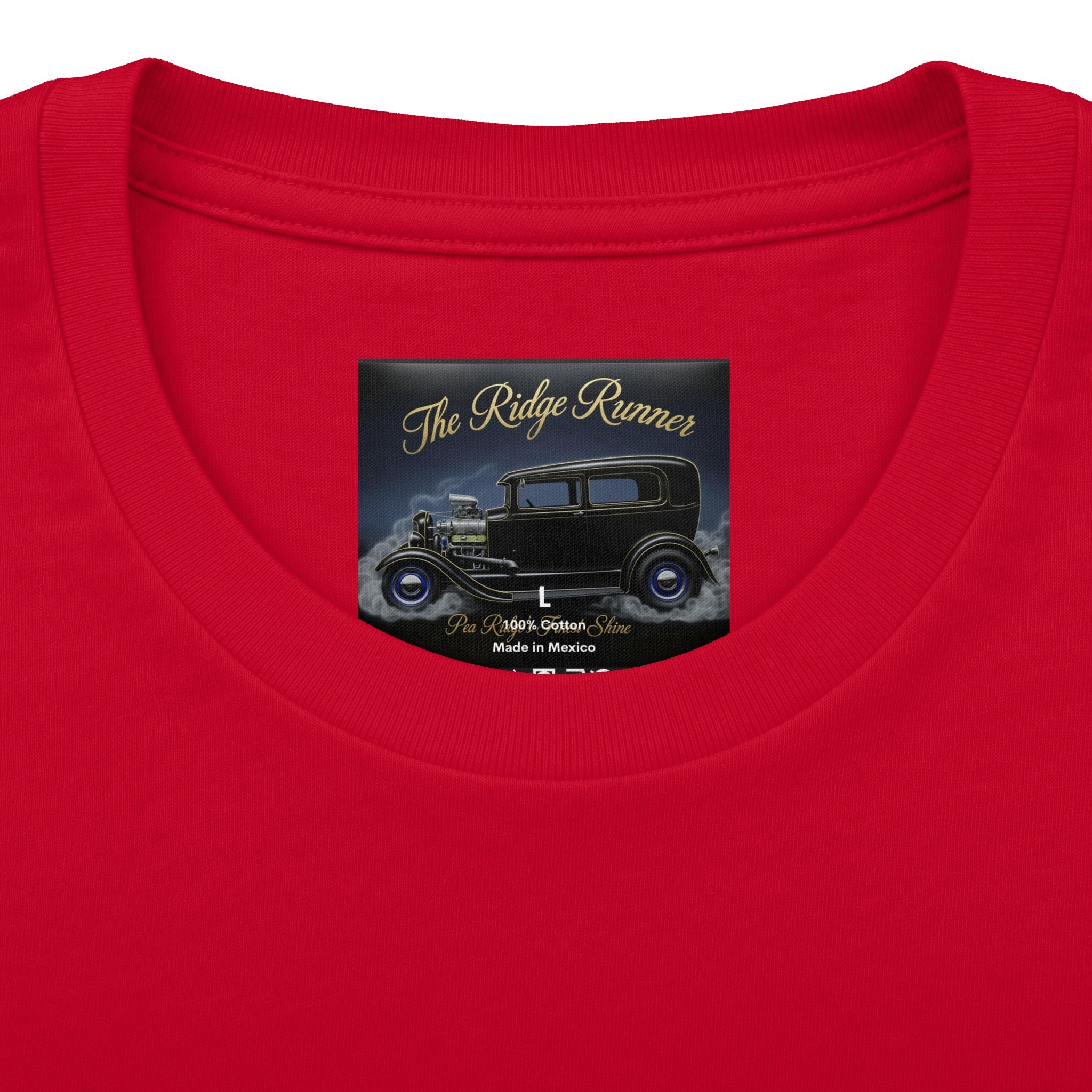 Vintage 'The Ridge Runners' Car Club Tee — Retro 1930s Hot Rod Graphic Shirt