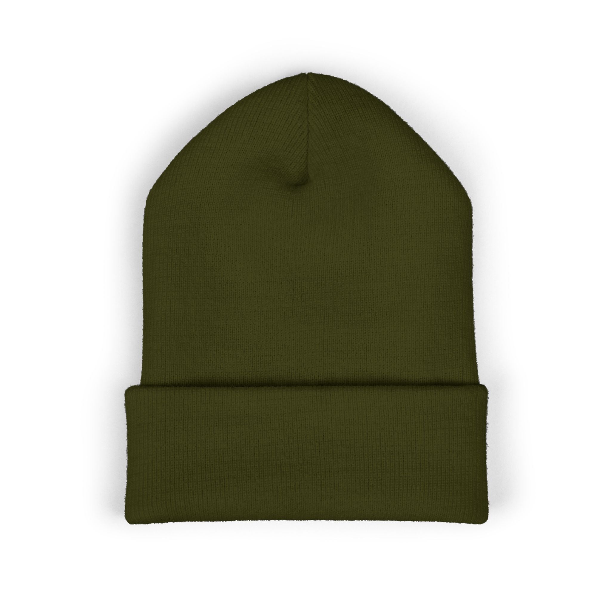 Retro Cassette Embroidered Beanie — Vintage Music Knit Hat