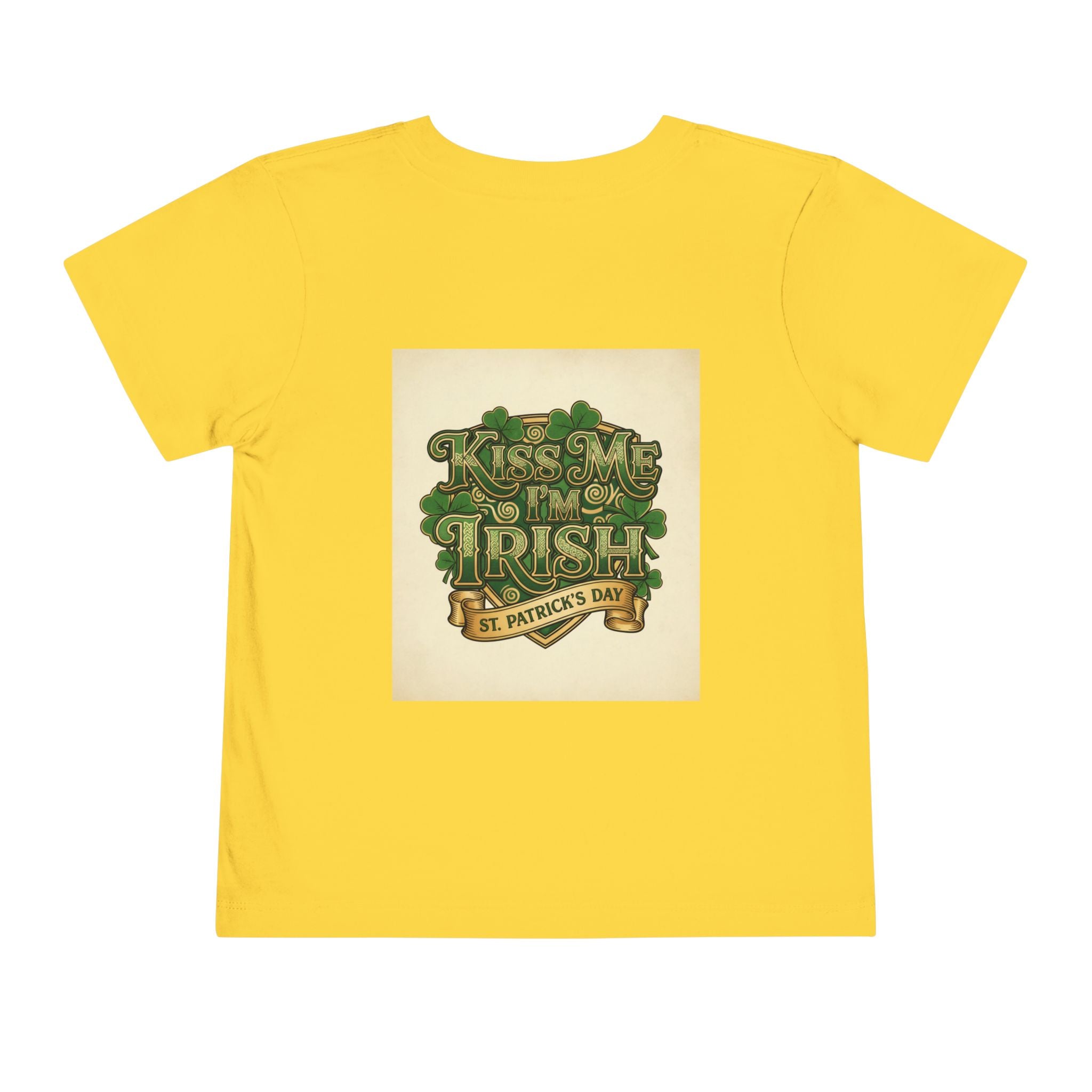 Toddler Tee — "Kiss Me I'm Irish" St. Patrick's Day Shirt