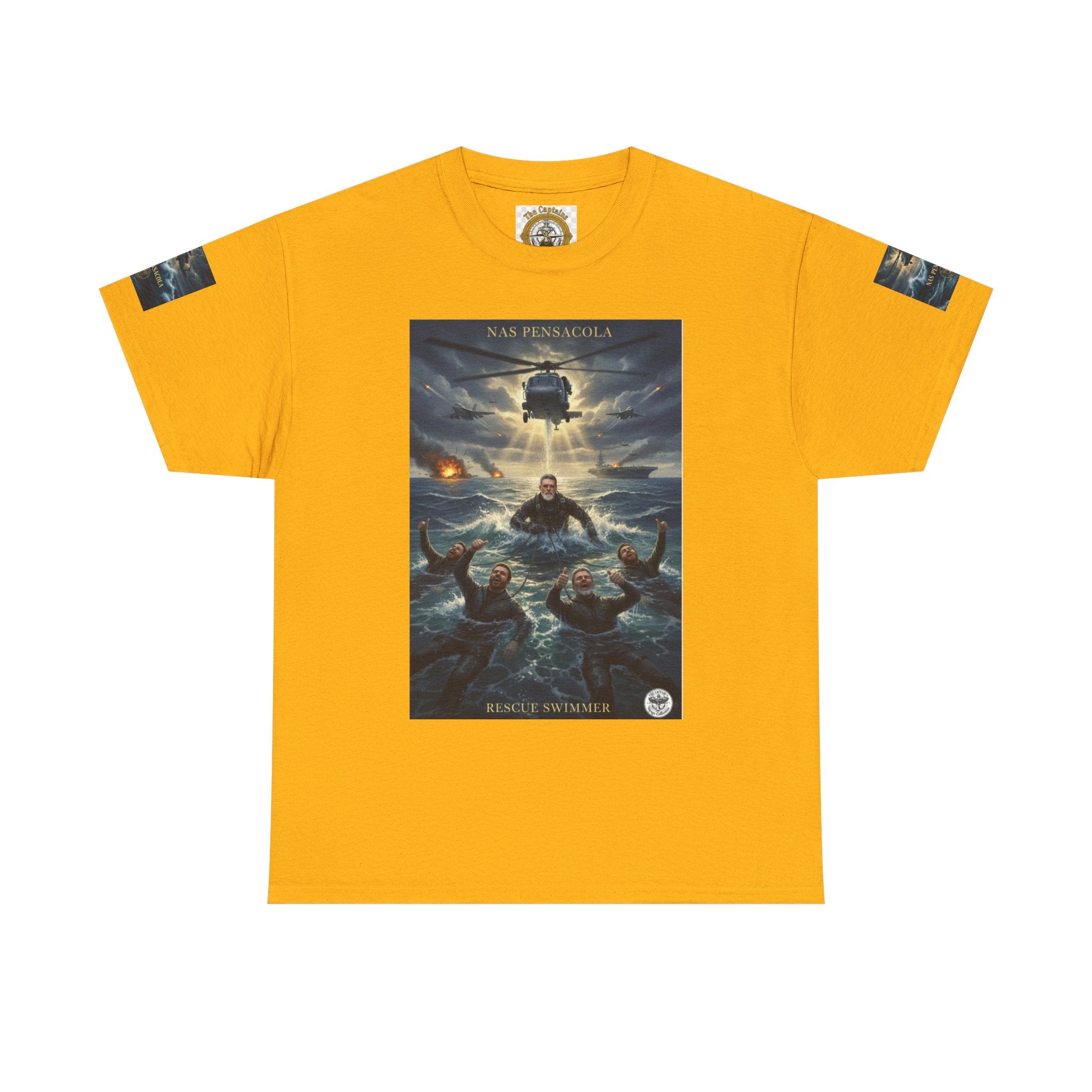 Rescue Mission Tee — Military Helicopter Search & Rescue Graphic T-Shirt