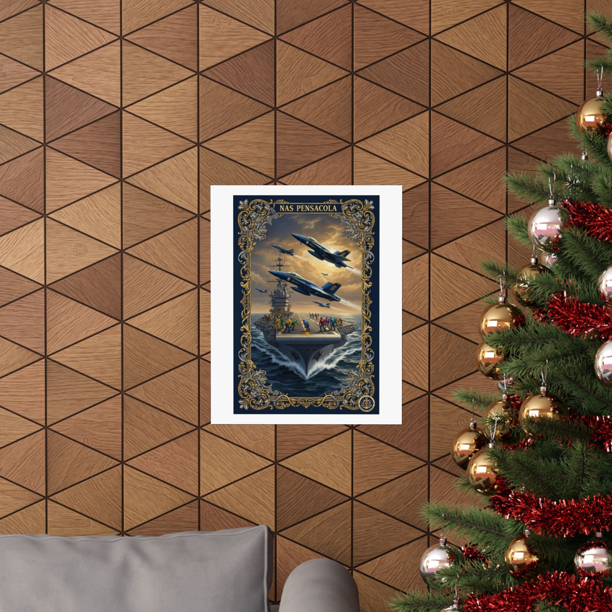 Matte Poster — NAS Pensacola Blue Angels Aviation Art