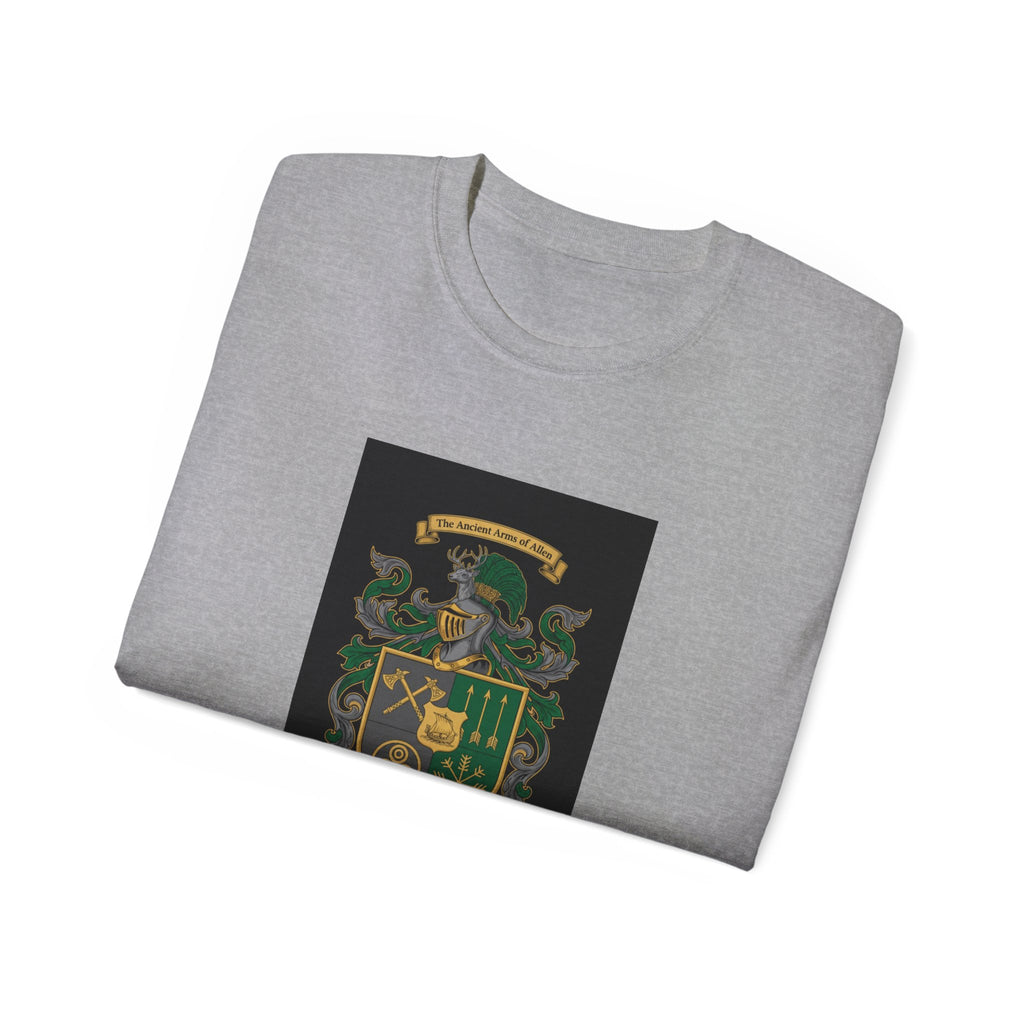 Irish Crest & 'One Lucky Viking' T-Shirt — Celtic Coat of Arms Tee